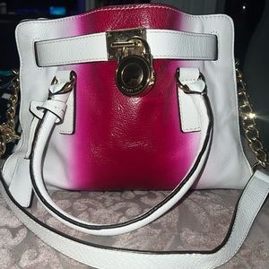 Michael Kors Ombré White / Pink EUC
